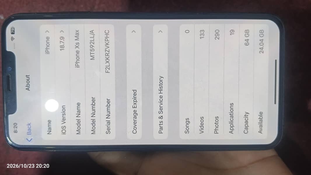 Apple iPhone XS Max 2