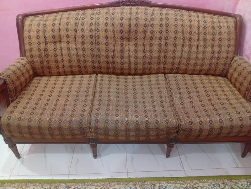 wood sofa set 2