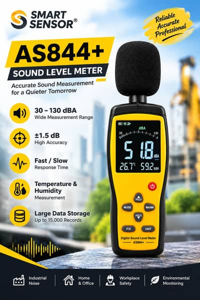 Smart Sensor AS844+ Digital Sound Level Meter In Pakistan