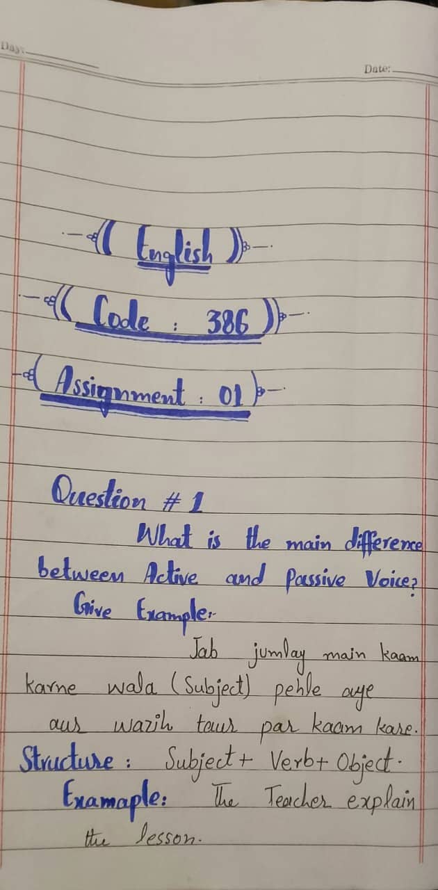 AIOU assignment service 0
