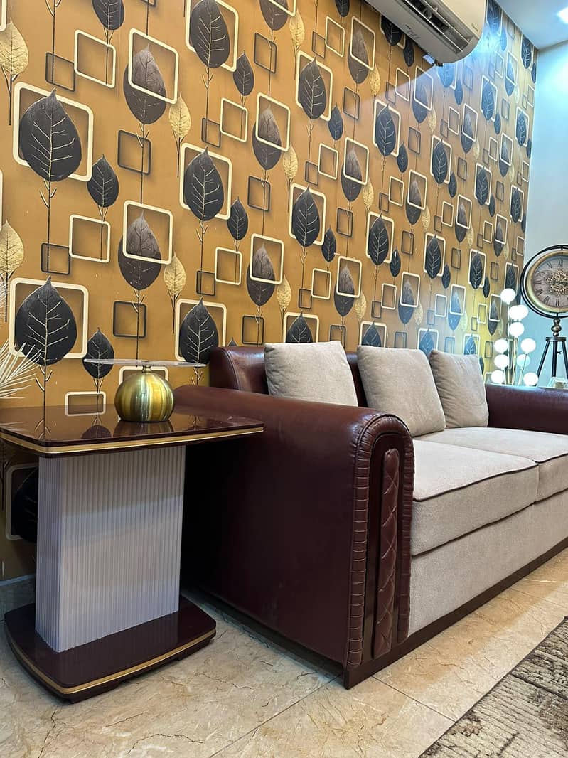 Luxury Sofa's set with 3 tables set 1