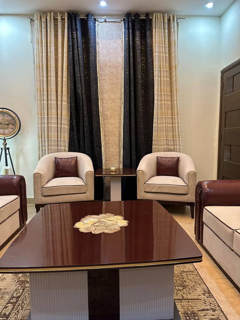 Luxury Sofa's set with 3 tables set 2