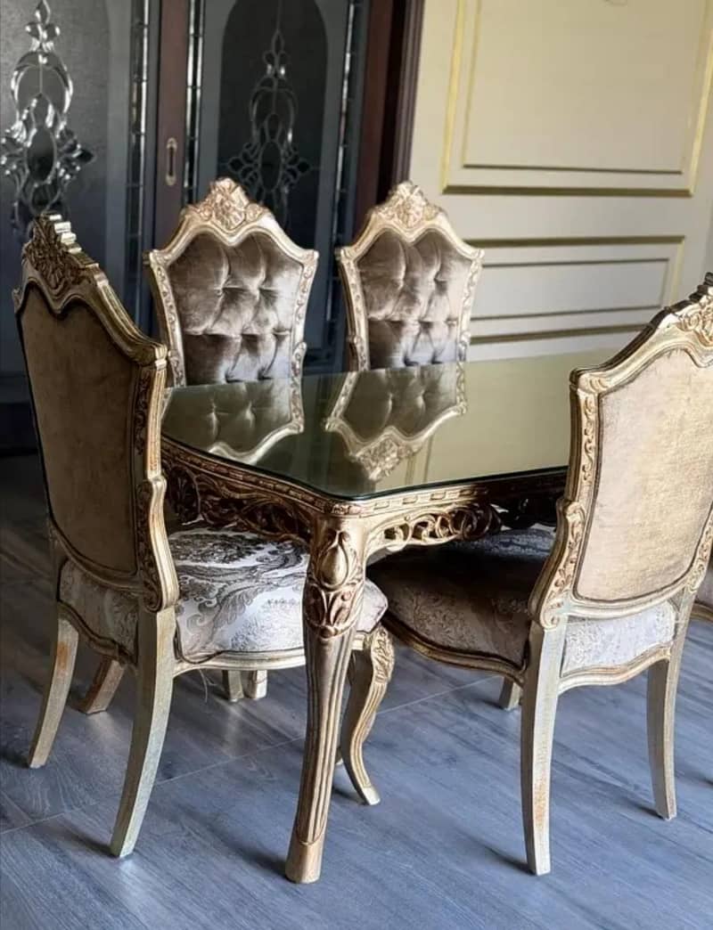 Dining table with six chairs 1