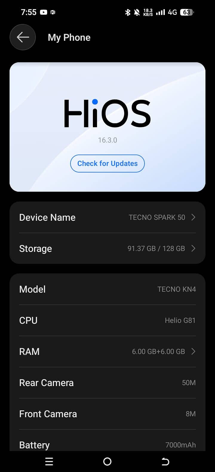 Tecno Spark 50 6