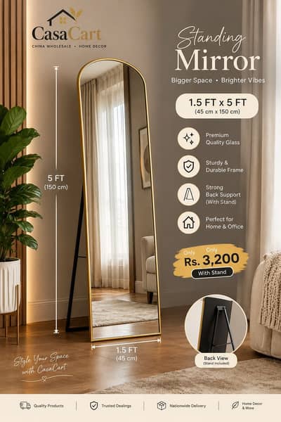 Standing mirror