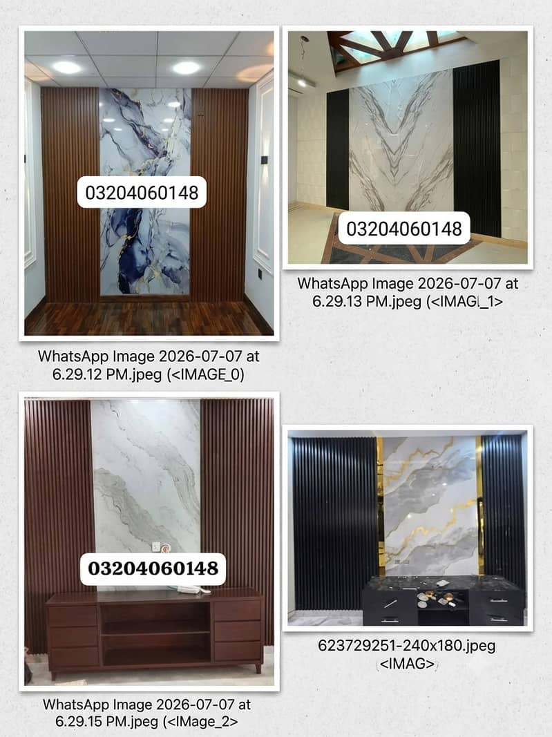 Wpc wall panel-Wpc fluted panel-Pvc wallpanel-Solid panel-panelling 12