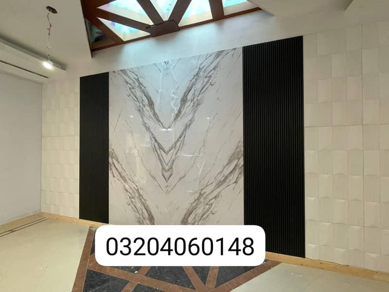 Wpc wall panel-Wpc fluted panel-Pvc wallpanel-Solid panel-panelling 17