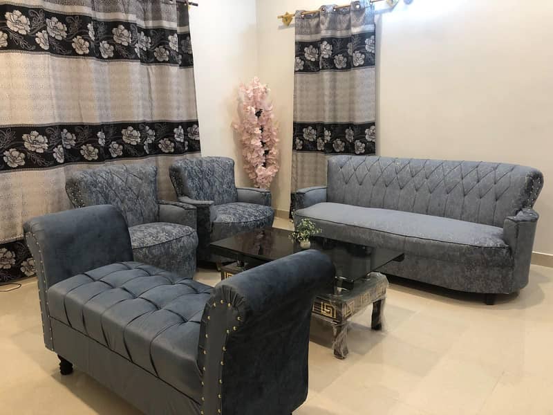 7 seater sofa set with table 1