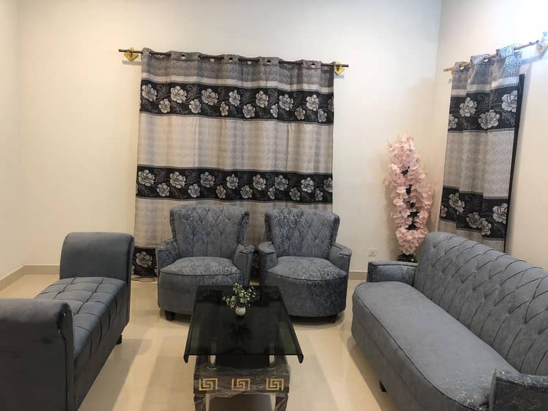 7 seater sofa set with table 2