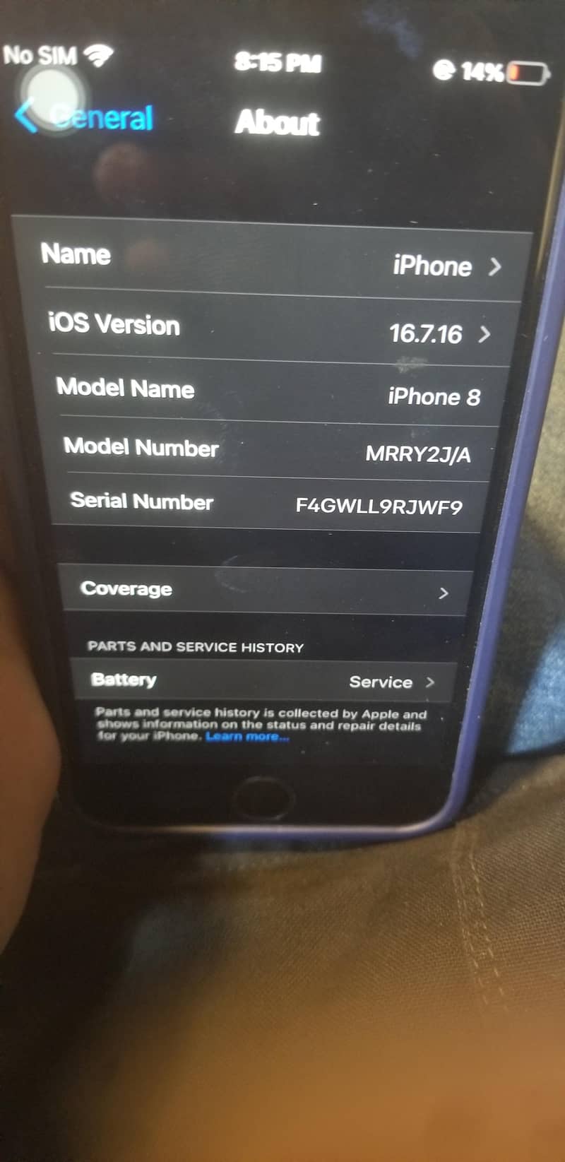 Apple iPhone 8 7