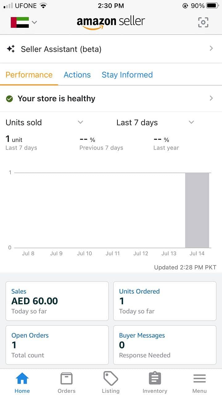 Amazon products listing 1