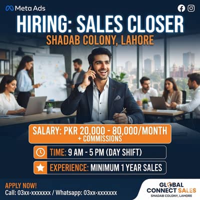 HIRING: SALES CLOSER