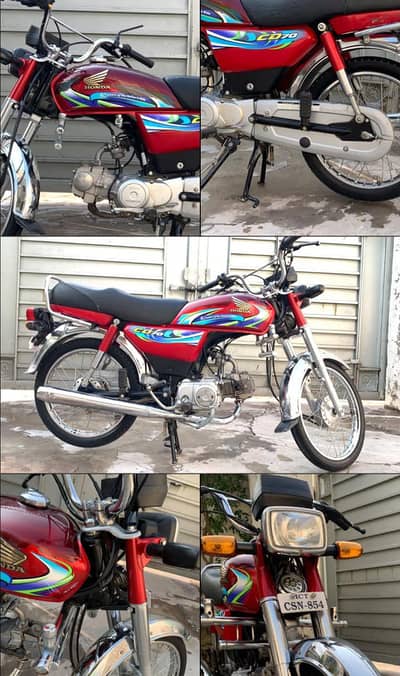 Honda CD 70 2024 Model