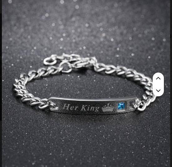 New Arrivals Lover Bracelet Jewelry Stainless Steel Zircon Inlay Adjustable Link Chain His Queen Her King Couple Bracelet e r6181