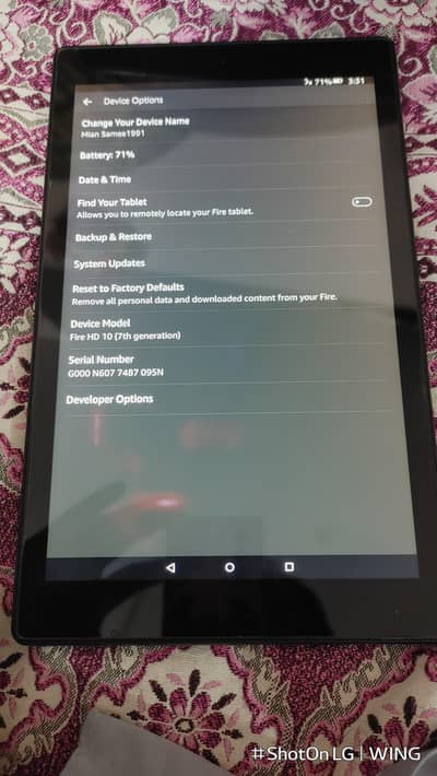 Amazon Fire HD 10 7th Generation