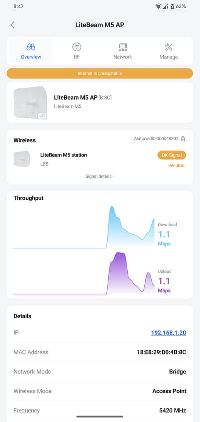 litebeam m5 wireless access point