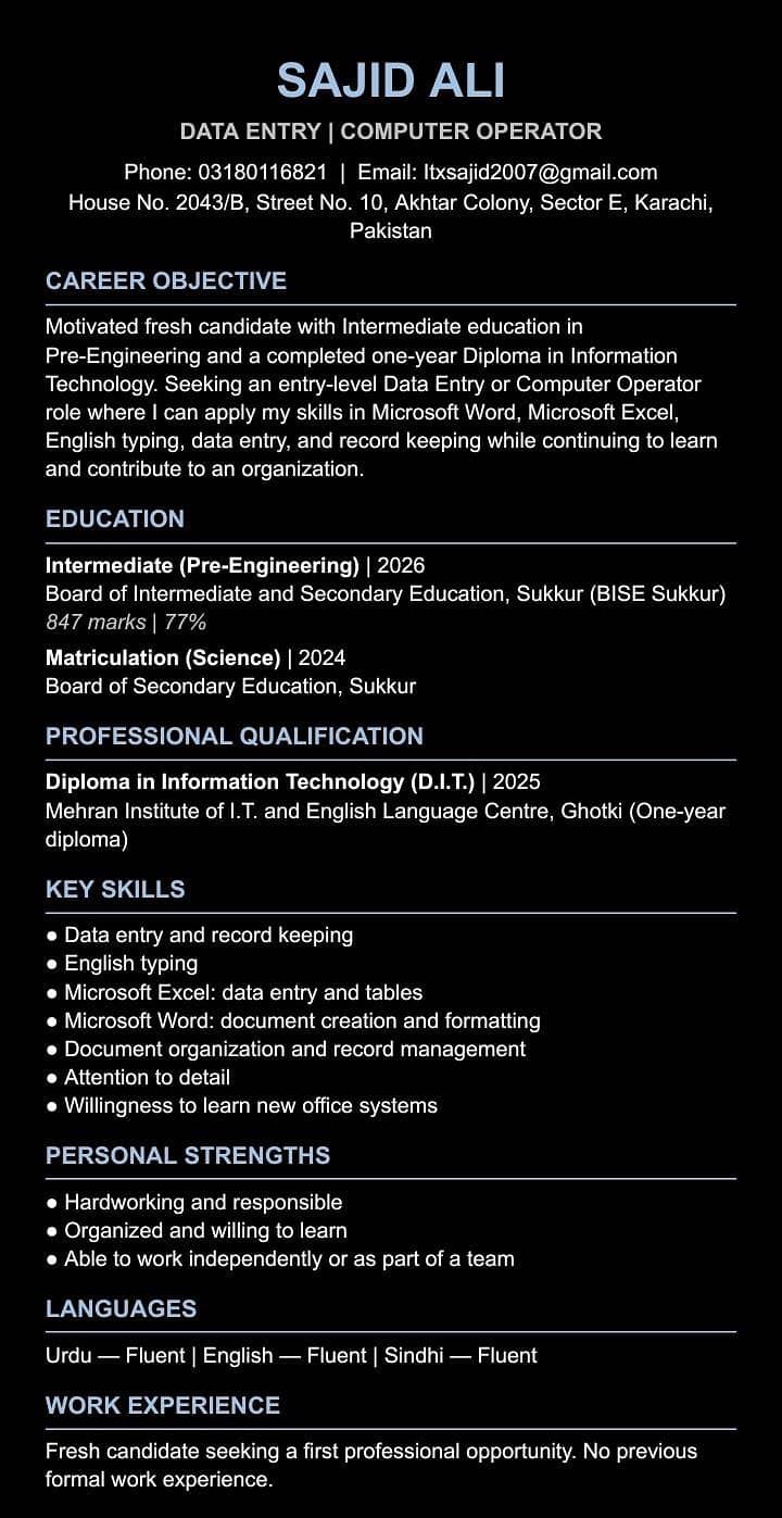 seeking Job 0