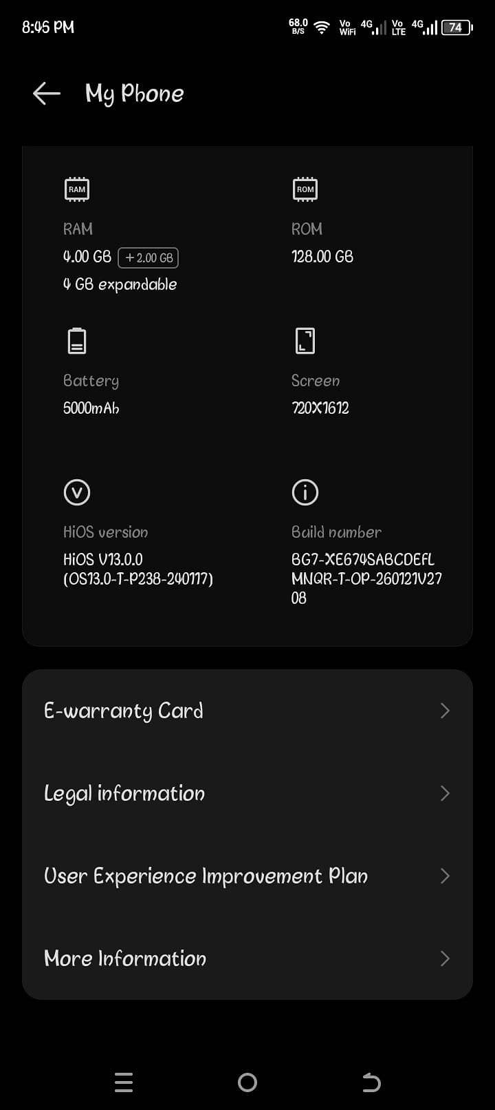 Tecno Spark 20C 7