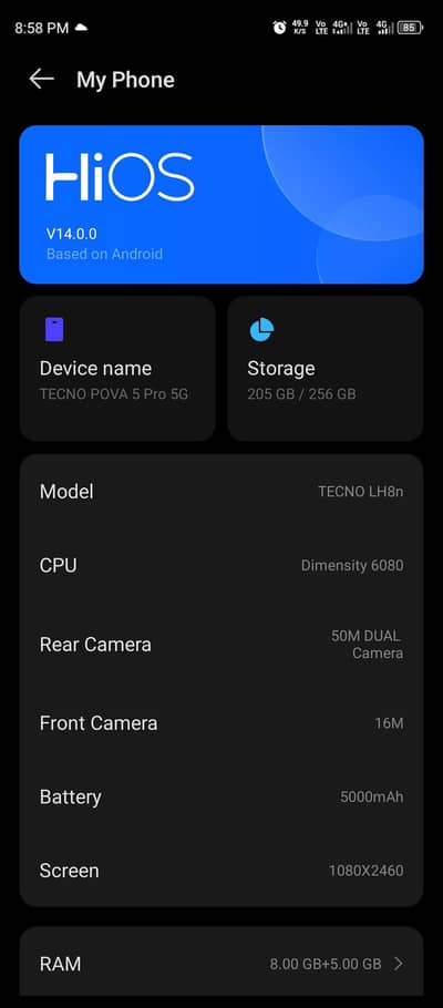 Tecno Pova 5 Pro 5G