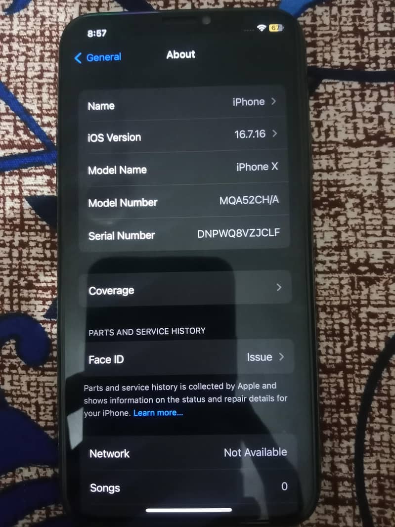 Apple iPhone X 5