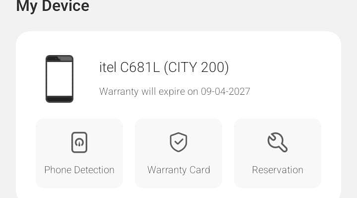 Itel city200 4