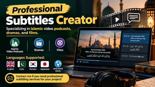 Professional Subtitles Creator