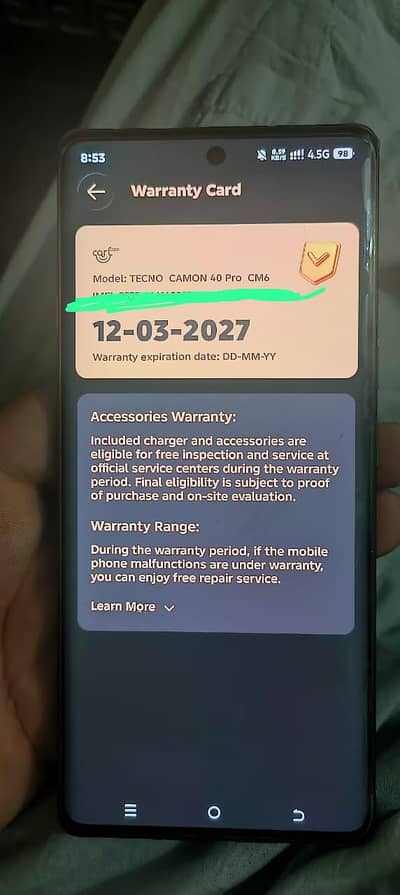Tecno Camon 40 pro