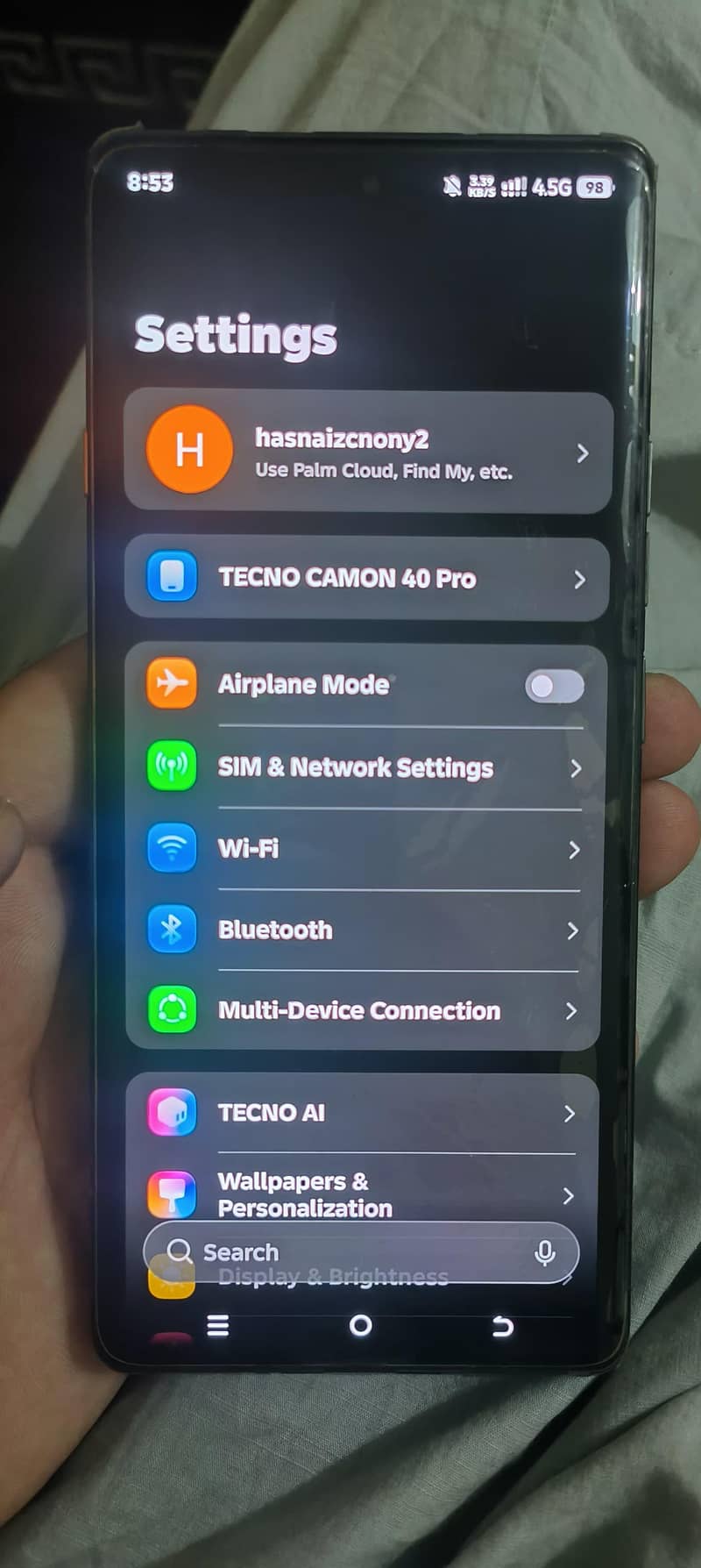 Tecno Camon 40 pro 4