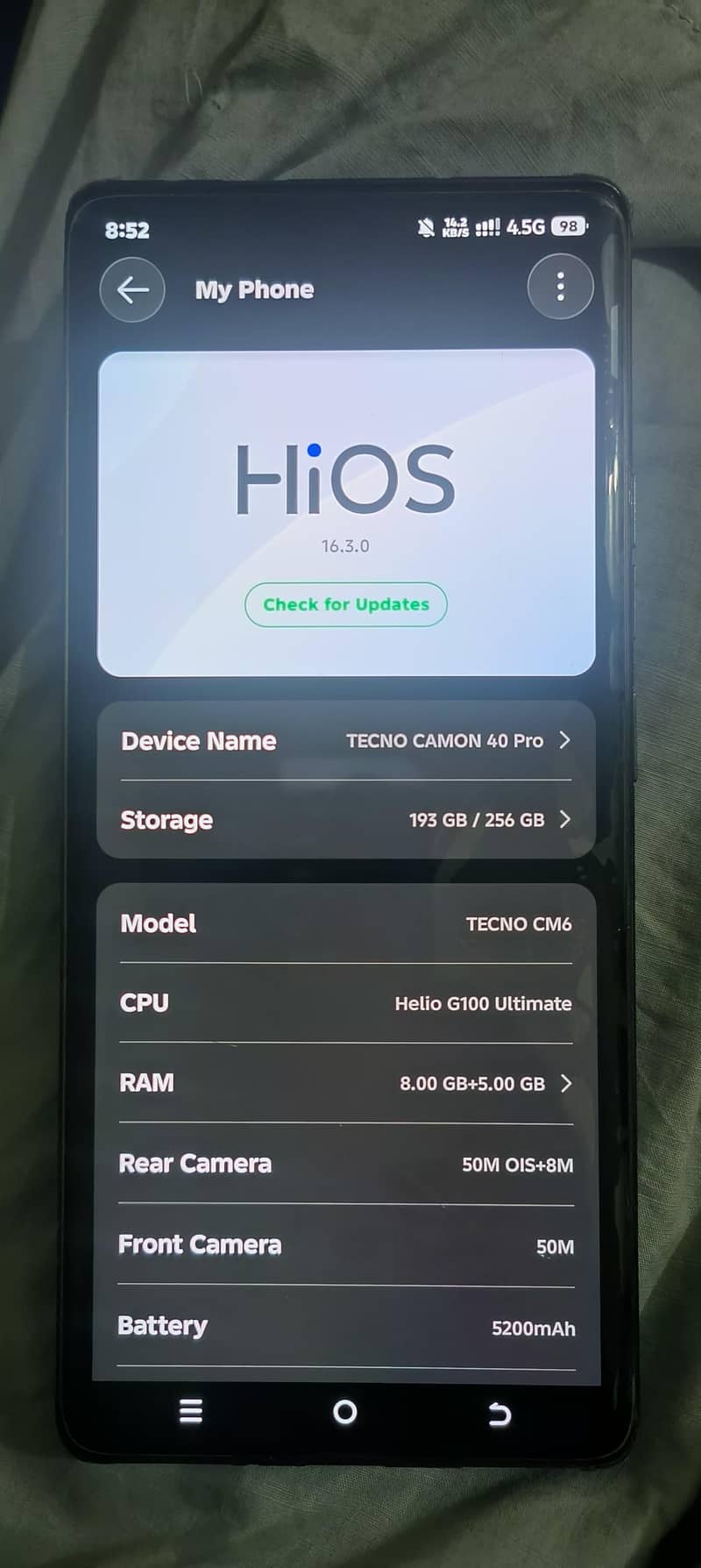 Tecno Camon 40 pro 11