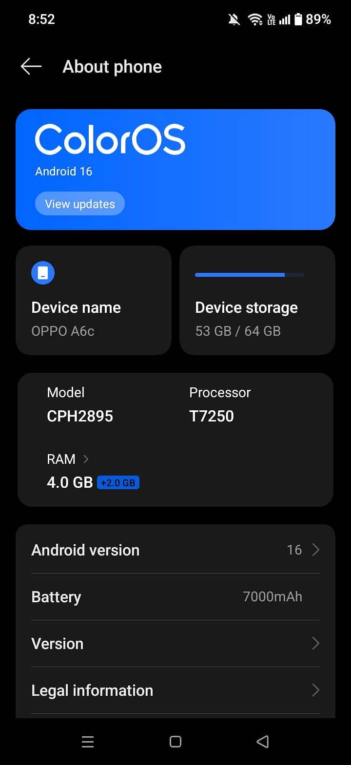 OPPO A6C 4