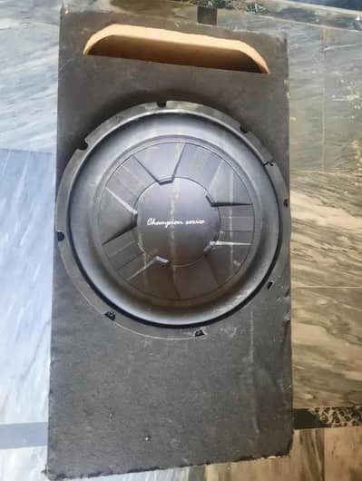 Champion Series Car Subwoofer with Bass Box