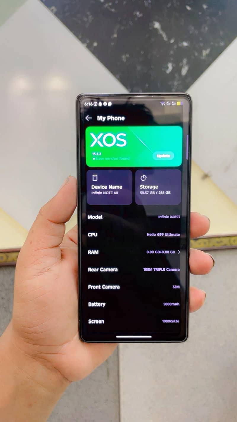 Infinix Note 40 6