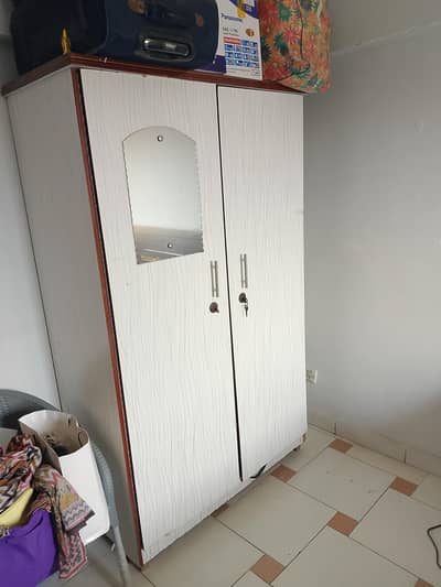 2-Door Wardrobe for Sale – Good Storage Space