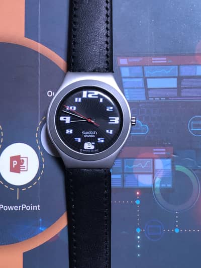 Original swatch IRONY in aluminium body
