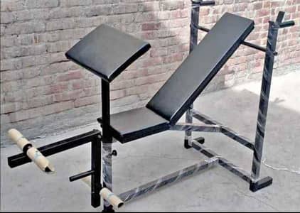 Bench Press and wall pulli gym equipment