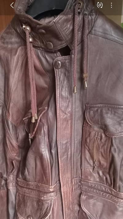 Mens Leather heavy weight jacket and puffer jacket
