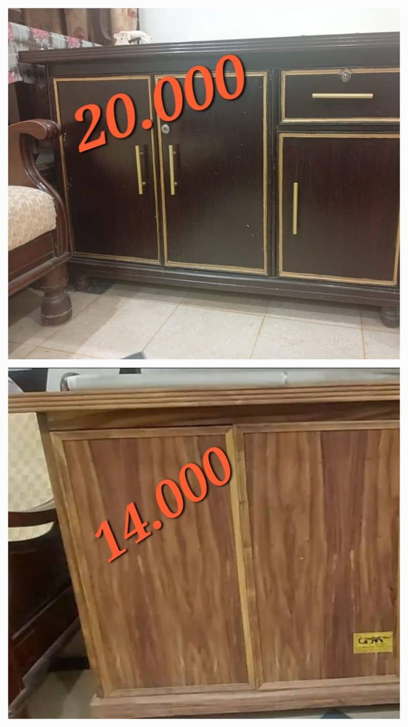 50kسشاندار ڈبل بیڈ  کی بڑی سائیڈ اور چھوٹی سائیڈ کی قمیت لگائی ے 5