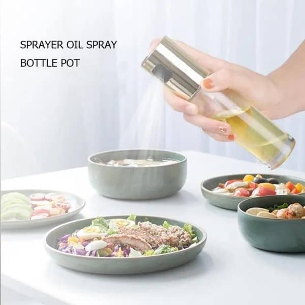 T  Kitchen Baking Oil Cook Spray Empty Bottle Vinegar Dispenser Cooking Tool Oil Sprayer