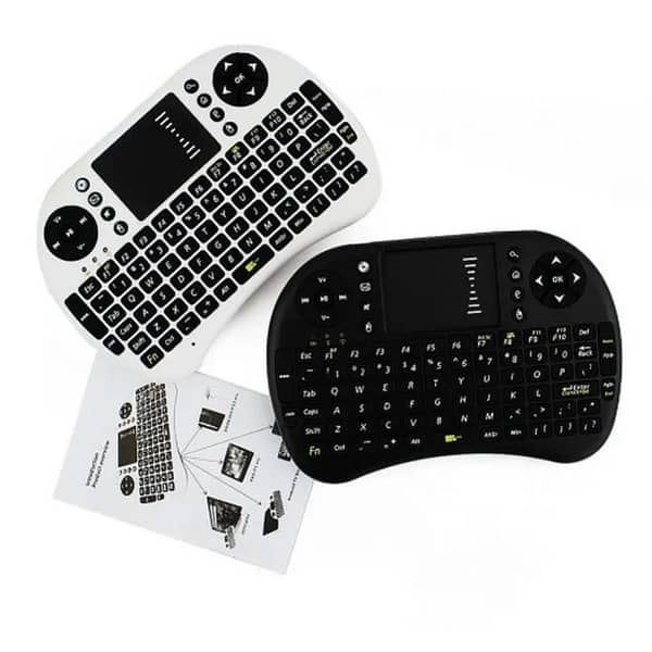 T  Mini USB Wireless Keyboard Backlight Touchpad Air Mouse Fly Mouse Remote Control for Android TV Box