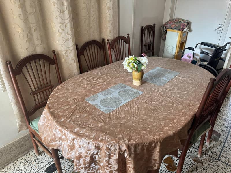 dining table with 6 seater 0