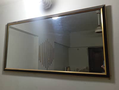 Black and gold mirror