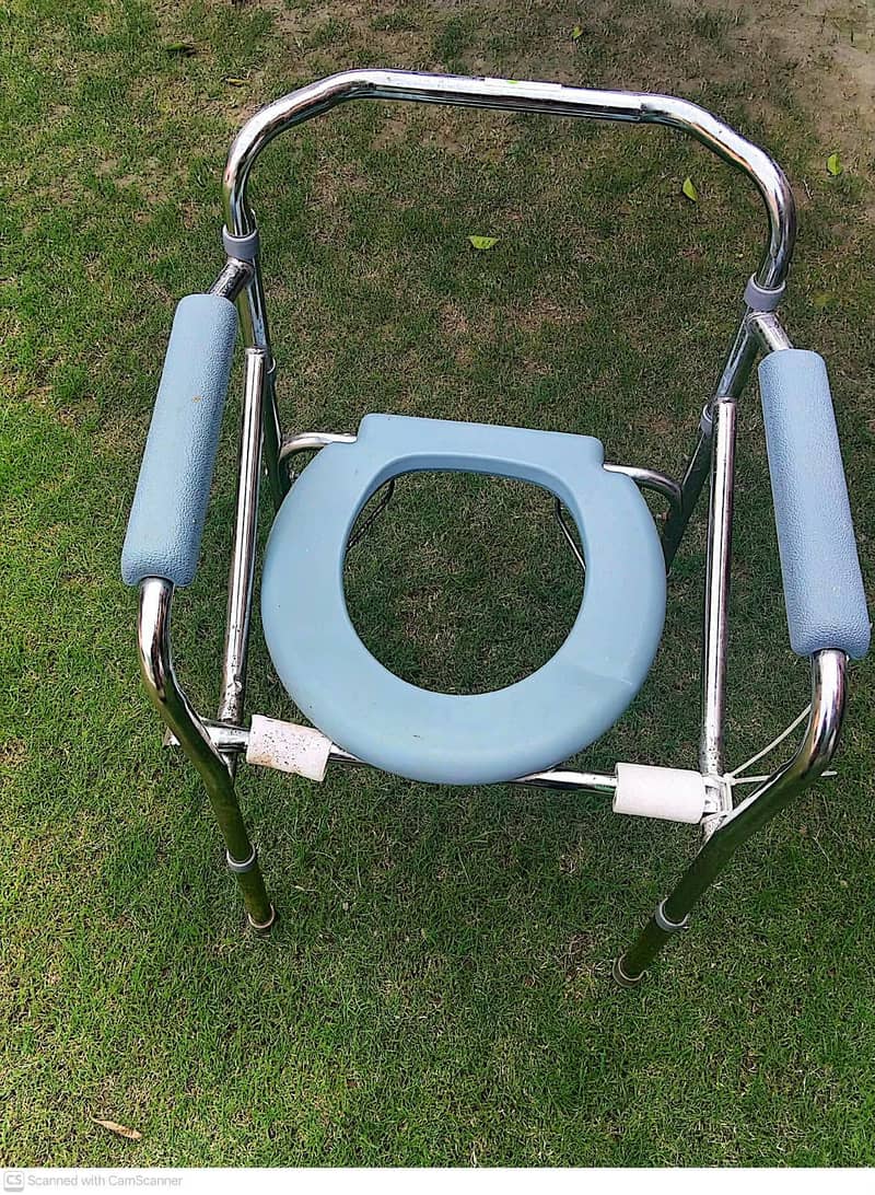commode chair and walker 1