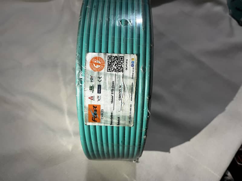 FAST CABLE 10 mm² STD Green Cable 2