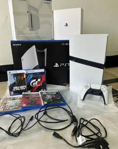 Sony playstation PS5 pro disk edition 2TB with complete box