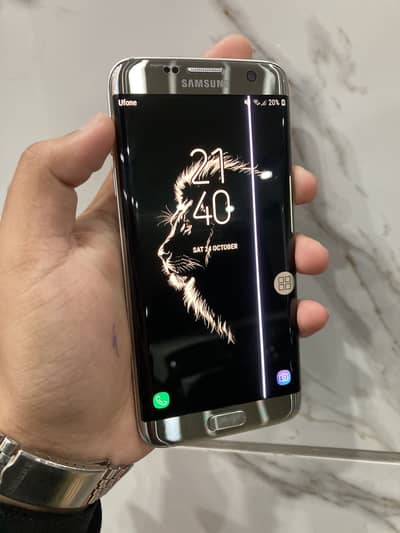 Samsung Mobile S7 Edge official pta line and shade home button not wor