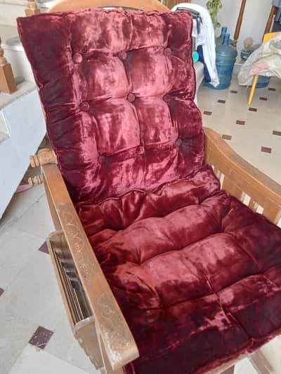 wooden rocking chair