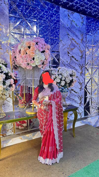 Red Saree