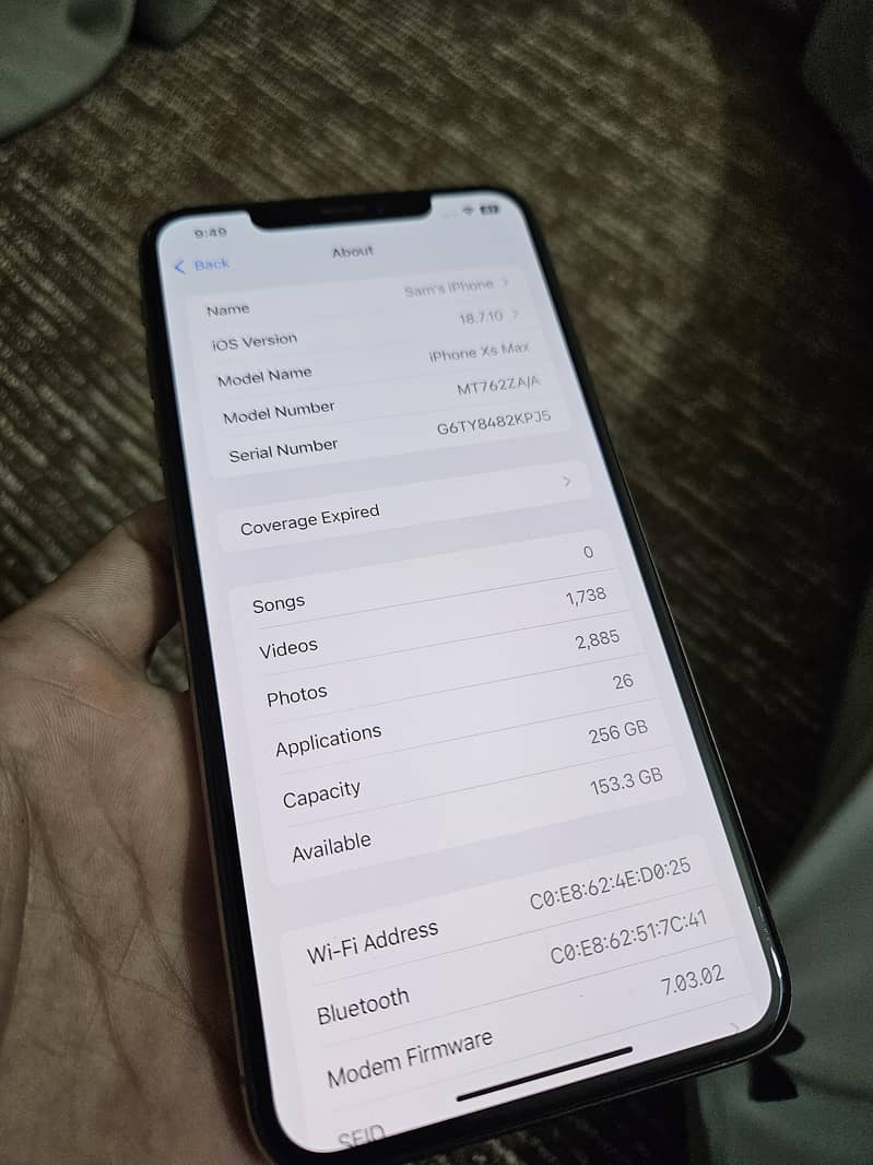 Apple iPhone XS Max 5