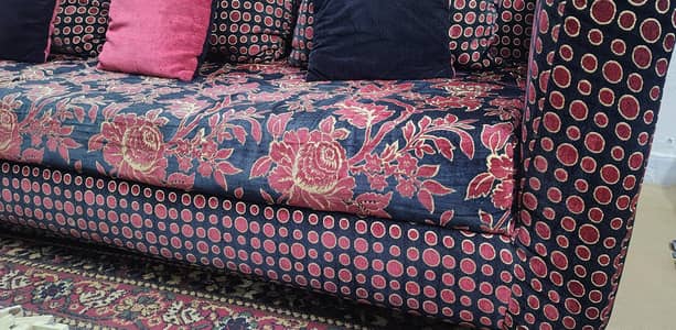 6 Seater Sofa Set plus Center Table Set