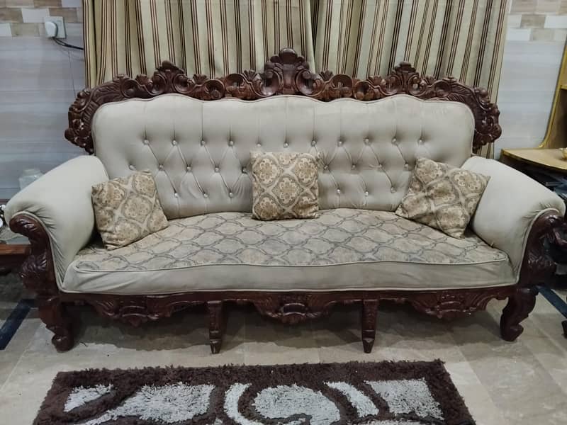 Sofa set with dewan 1